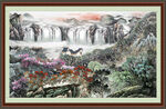 山水国画 