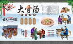 大骨汤背景墙 