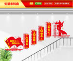 党建楼梯文化墙