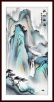 山水画山水风景