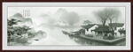 客厅山水画 