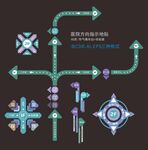 医院地贴 方向箭头