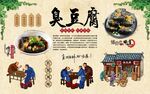 臭豆腐背景墙 