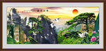 泰山风景画