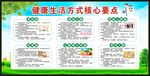 健康生活方式核心要点宣传栏