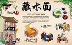 蘸水面