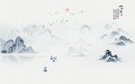 新中式山水画
