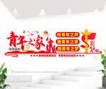 青年之家宣传标语文化墙图片