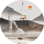 意境山水画