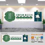 廉洁行医文化墙