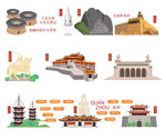 福建泉州地标景点建筑