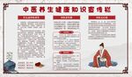 中医养生健康知识宣传栏