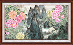 牡丹装饰画 