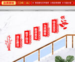 廉洁楼梯文化墙