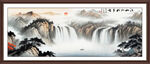 中堂山水画