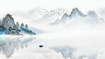 客厅山水背景
