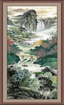 风景国画 