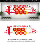 社会主义核心价值观文化墙