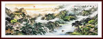 中堂山水画