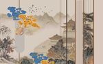新中式背景墙  