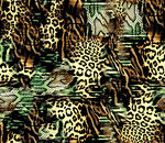 豹纹  蛇纹   数码印花  