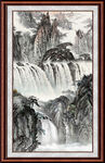 国画山水画 