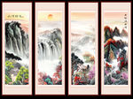 国画山水装饰画