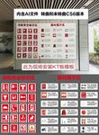 消防器材标识展示墙