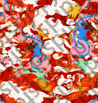 龙色块