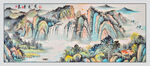 紫气东来国画