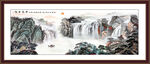 江山如画山水图 国画山水画