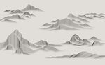 新中式背景墙 