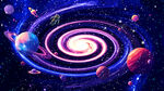宇宙星空星球软膜天花吊顶