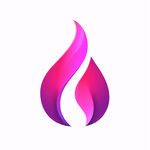 水滴火焰结合logo