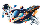 创意星空壁画