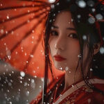 红色古装少女