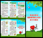 高血压日三折页