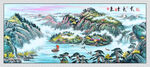 国画紫气东来