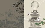 新中式背景墙  