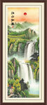 高山流水国画