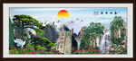 泰山风景画