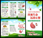 心梗救治日三折页