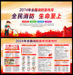 119全国消防日宣传栏