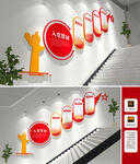 入党誓词楼梯文化墙