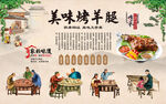 烤羊腿