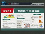 防震减灾展板