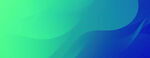 绿蓝色渐变曲线矢量背景