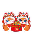 蛇卡通图片福气满满