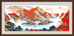 鸿运当头国画
