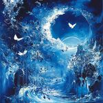 蓝色调意境梦境梦幻